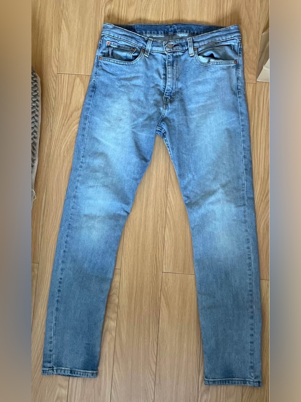 Levi's Men's Light Blue Skinny Jeans